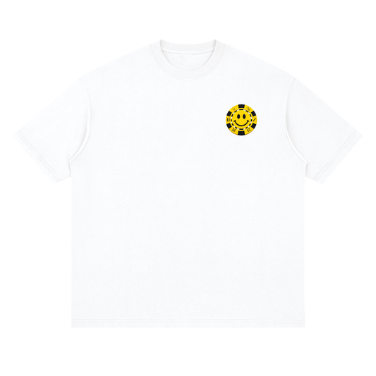 Casino Social Club Drop Shoulder Tee — Smiley Chip