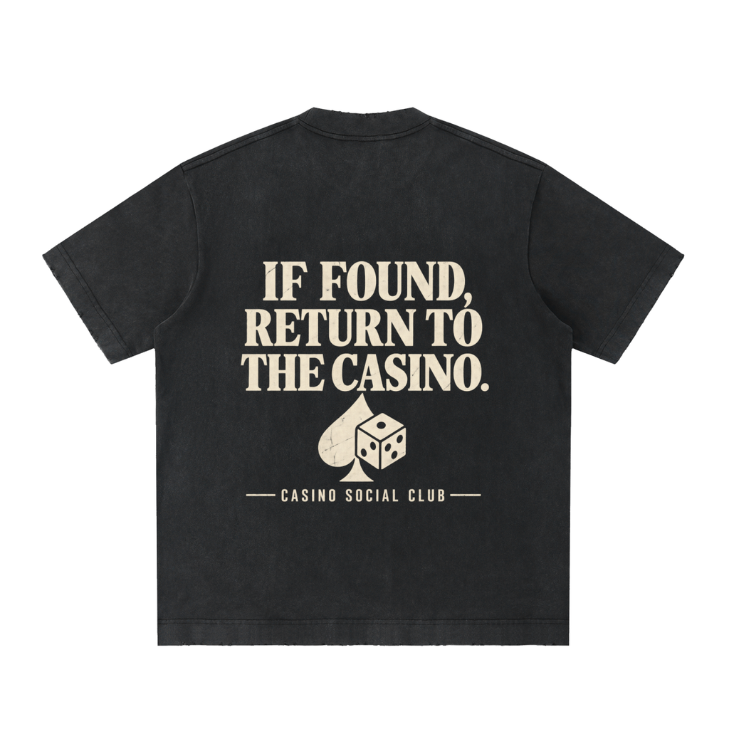 Casino Social Club Vintage Heavyweight Tee