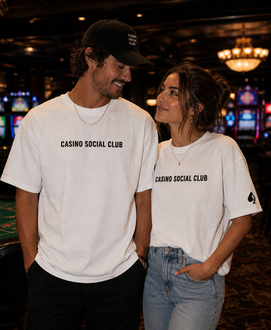 Casino Social Club Classic Tee — Chest Wordmark