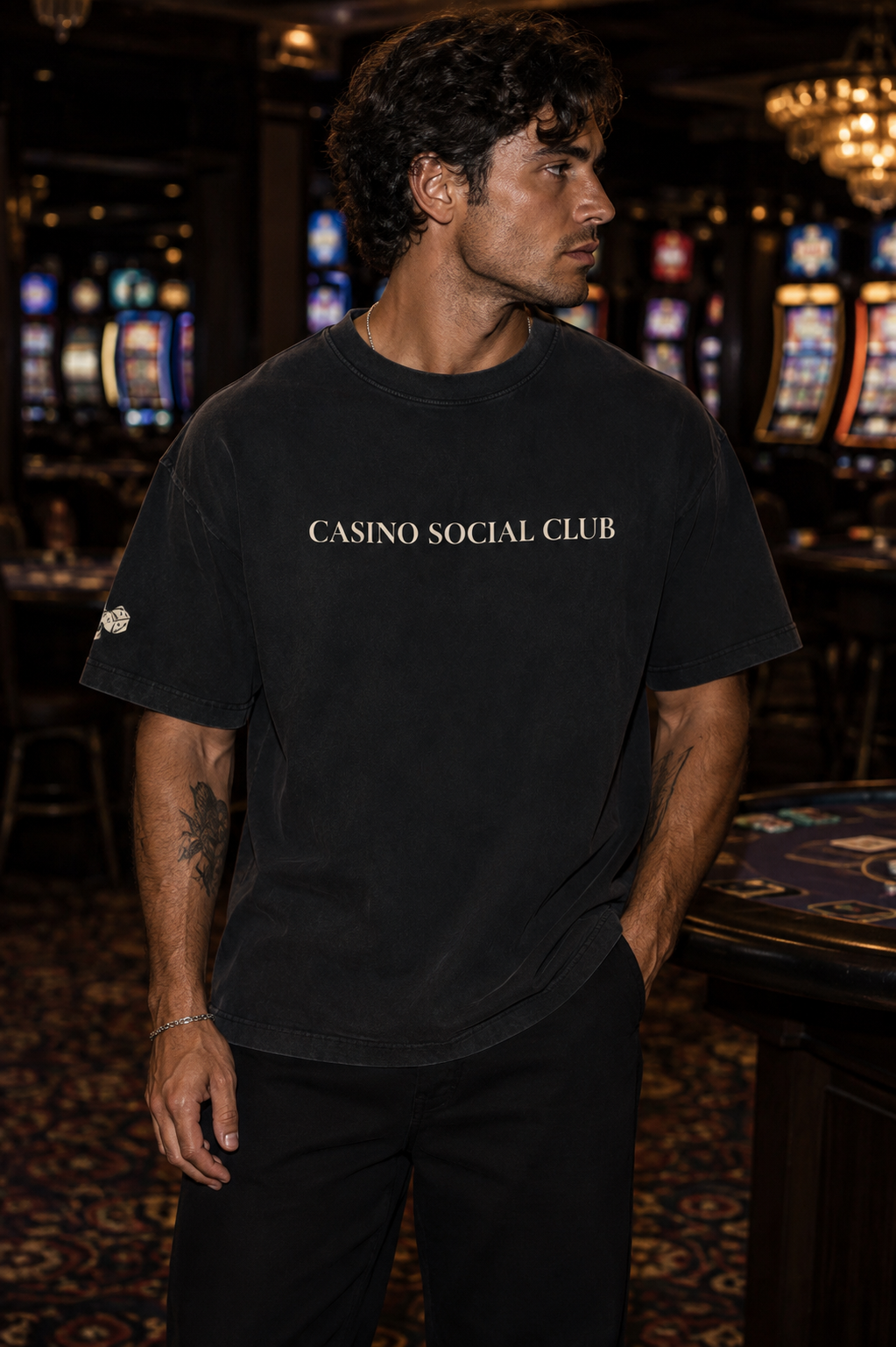 Casino Social Club Vintage Heavyweight Tee